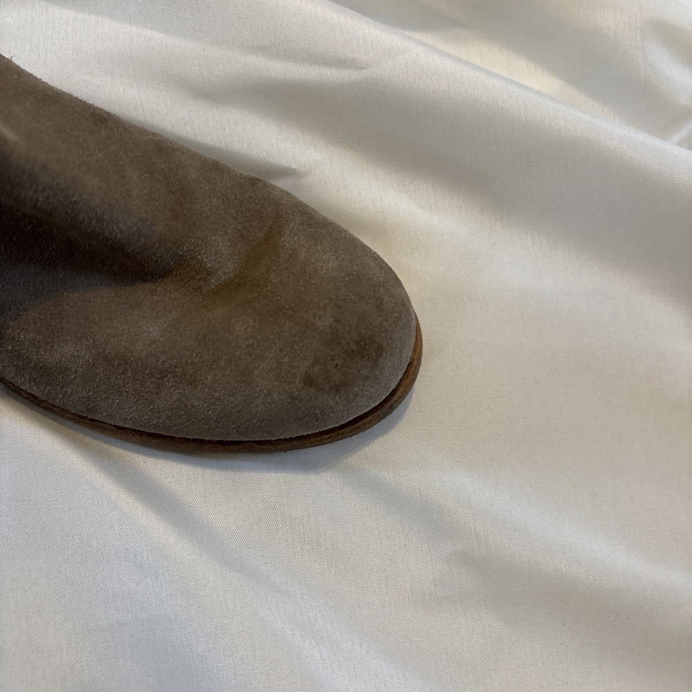 Alberto Fermani Umbria Women's beige‎ suede slouch booties Size 6 36.5 - Picture 3 of 13